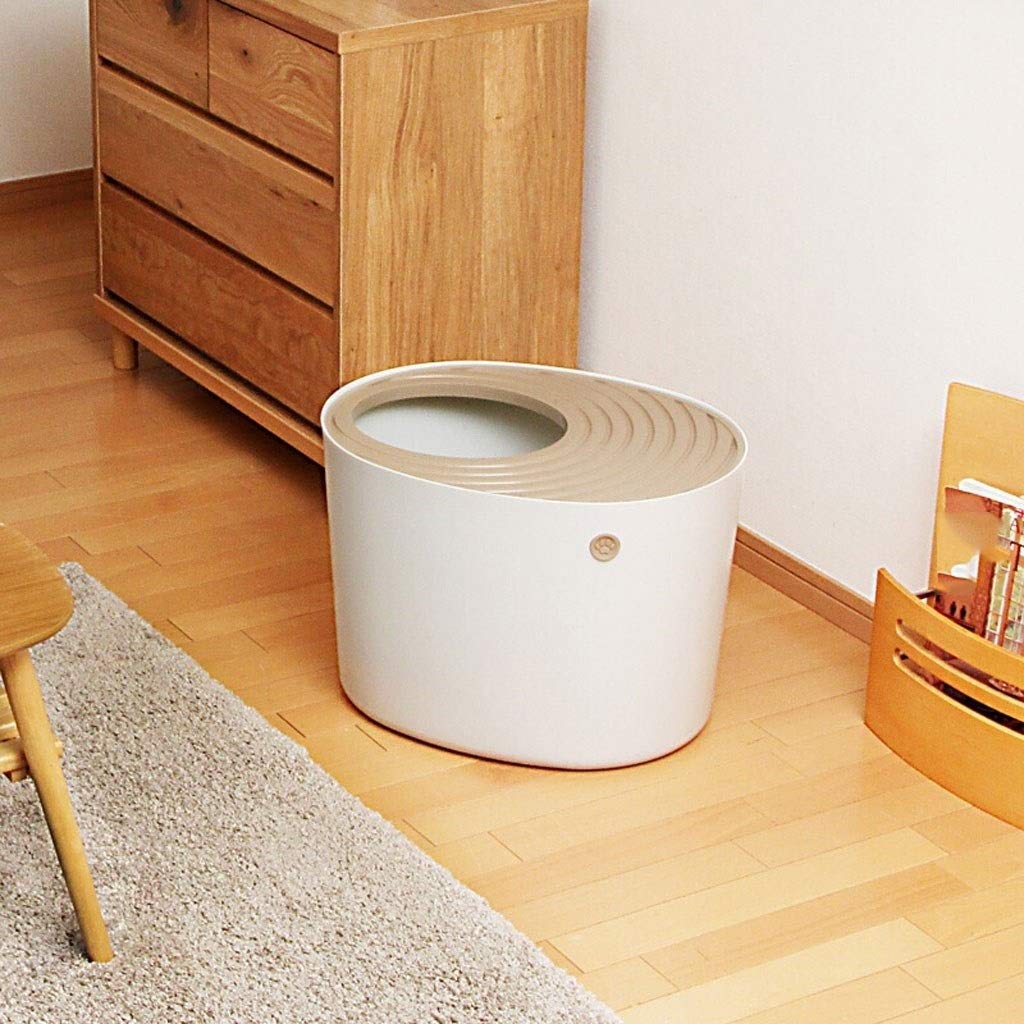 Toilette per animali domestici Tridimensionale Lettiera bacino Top Ingresso Tipo Cat igienici grande spazio di grandi dimensioni accessori for la tromba del gatto di sabbia Pot Pet Lettiera per animal