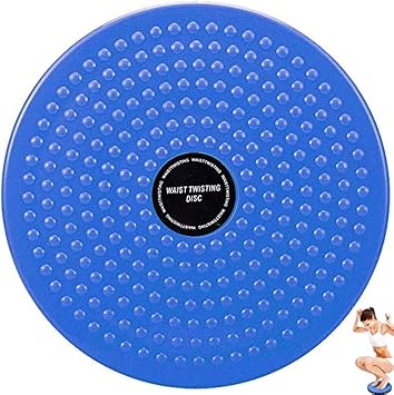 Body Waist Twister, Waist Disc Trainer Board ABS Twist Waist Disc Board Body Building Twister Plate Weight Loss Foot Massage Plate BLUE