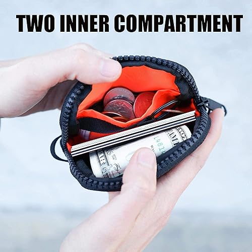 Miniatura 7 de Rough Enough - Riñonera táctica para hombre con monedero, Verde, Riñonera táctica y monedero Rough Enough para hombres