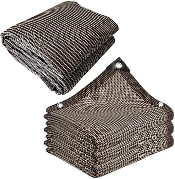 Shade Net 90% Sun Shade Cloth, Sunblock Garden Mesh UV Resistant Net with Grommets, for Plant, Swimming Pools, Yards 3.3ftx6.5ft 6.5ftx10ft 6.5ftx13ft 10ftx20ft Size 8mx9m26.2ftx29.5ft
