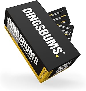 Denkriesen Party Fierger DINGSBUMS Grundverkehrtes Party Game | 336 Cards - 900 Funny Phrases | Family Game | Party Game | Gift Idea | Easter Gift | For Young and Old | Fun Guaranteed