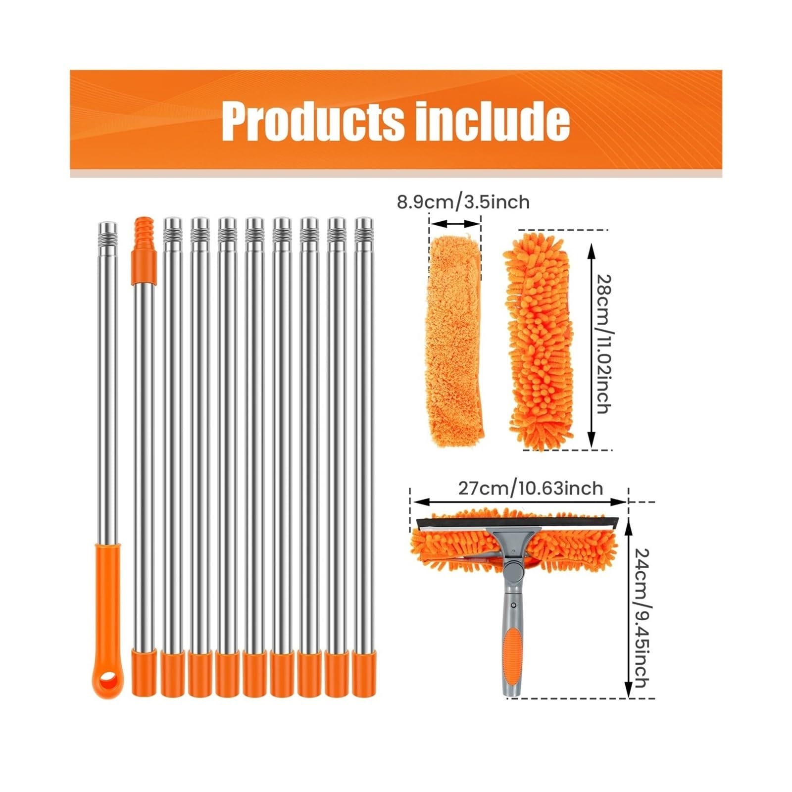 Kit de Limpieza de Cristales extendido 2 en 1