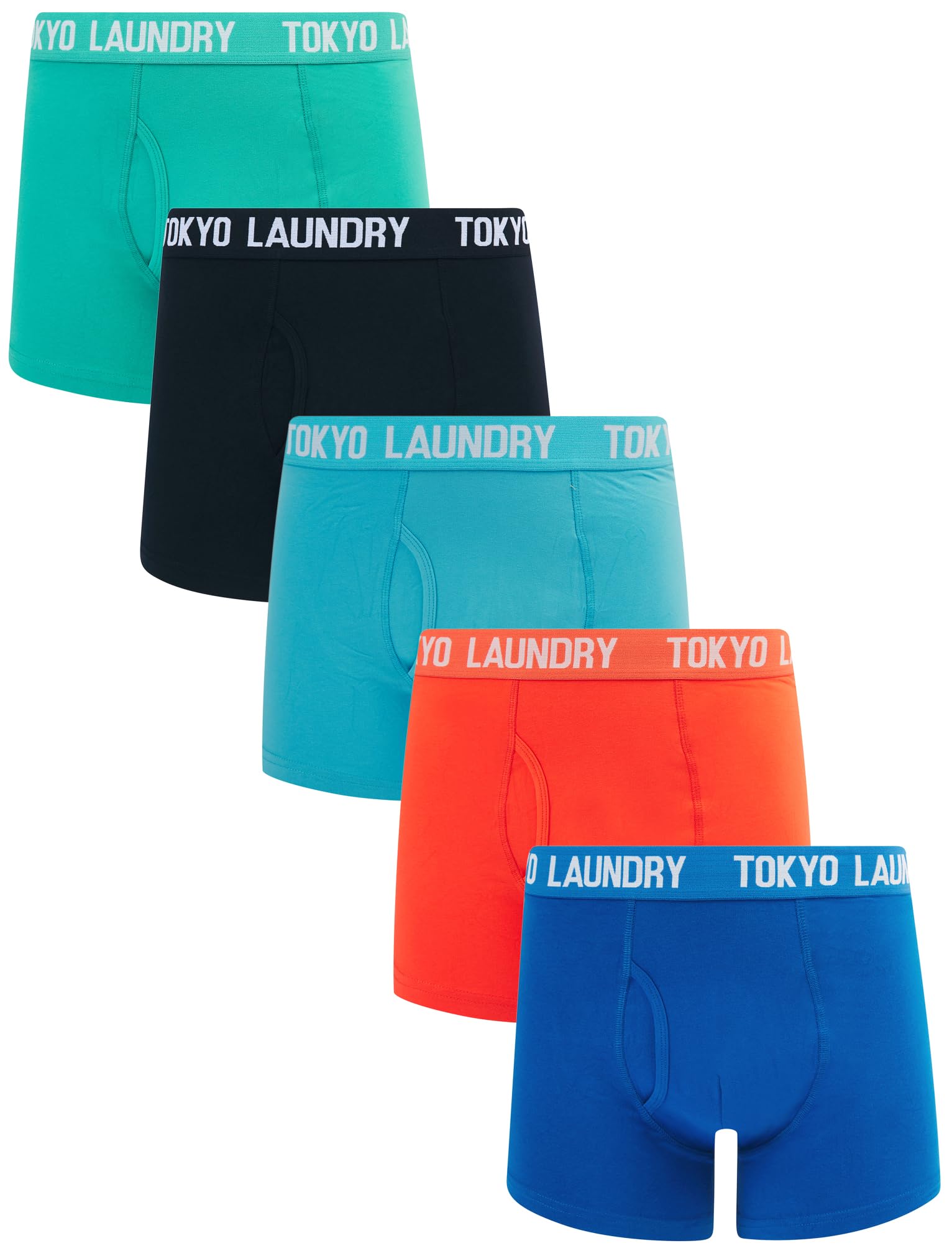 Tokyo Laundry Men's (5 Pack) Gift Box Stretch Cotton Boxer Shorts Set