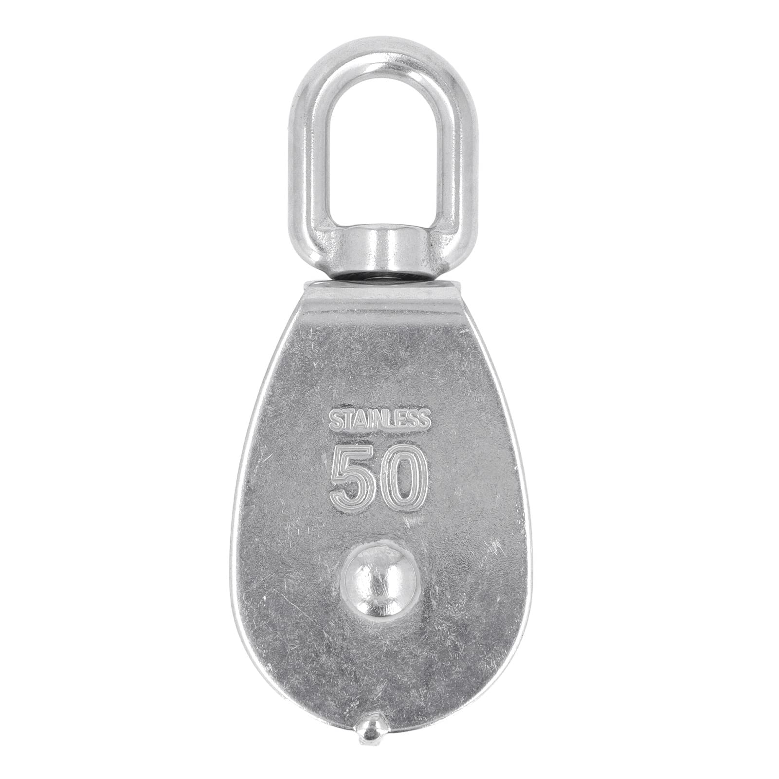 Juego de 3 poleas de acero inoxidable, capacidad de 400 kg, poleas de cuerda suave giratorias de 360° para elevación y remolque de cubierta de barco, rodillo de bloque duradero y resistente