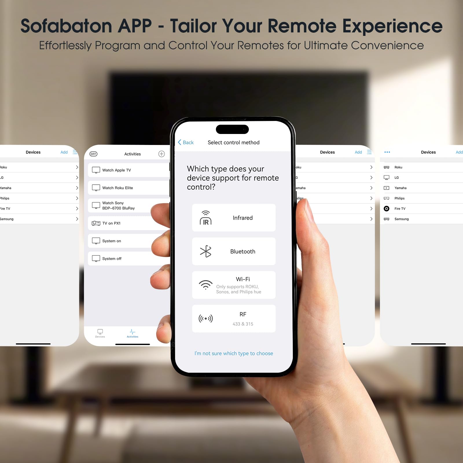 SofaBaton X1S Universal Remote with Hub, All in One Universal Remote Control with SofaBaton Customize APP, One Touch Activities, Compatible with 60 Devices, Compatible with Alexa Google Assistant — view 4