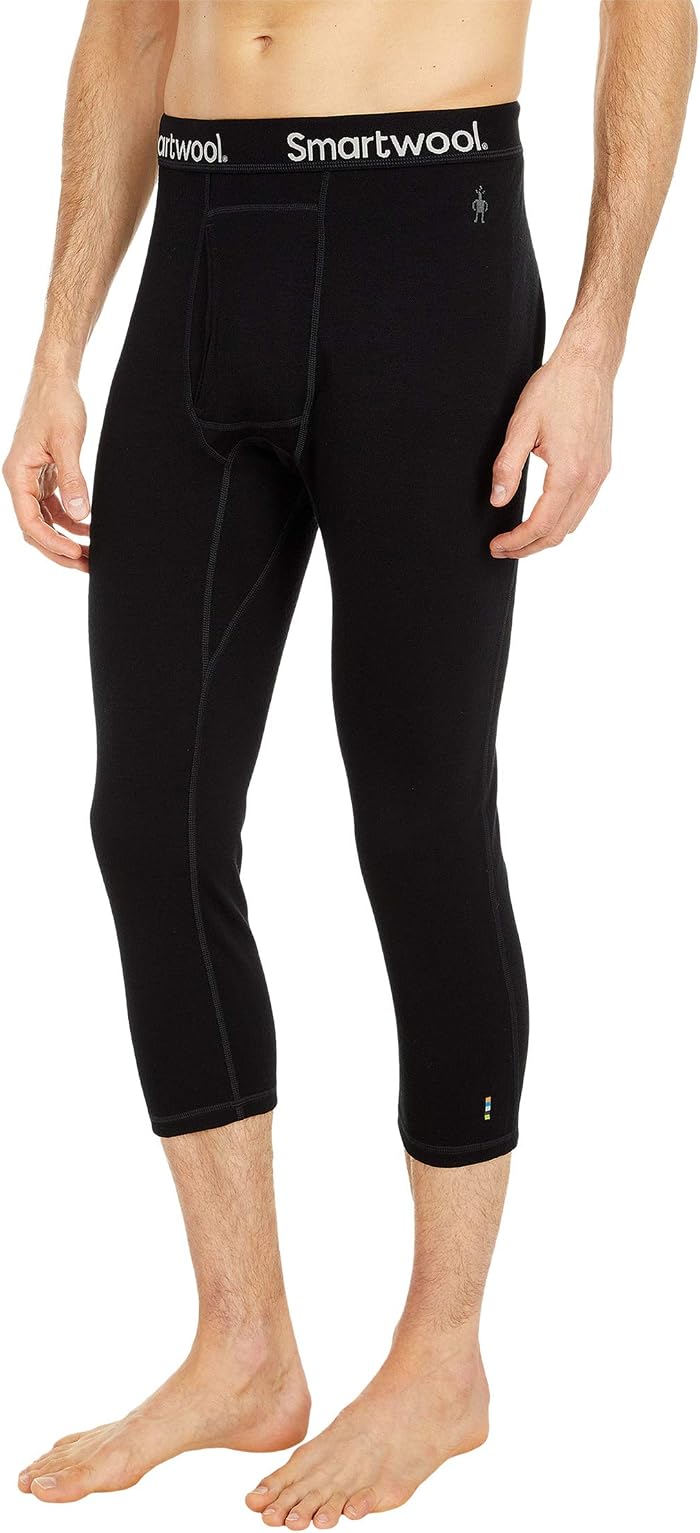 Smartwool Merino 250 Base Layer 3/4 Bottoms, цвет: Чёрный — фото 1