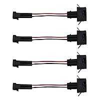 Vista 1 de Adaptador PnP del inyector de combustible QFS - EV1 Bosch/Jetronic (hembra) a Delphi (macho) - con cable [Cantidad 4]