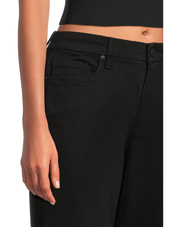 KUT from the Kloth Petite Meg High Rise Fab Ab Wide Leg Raw Hem-long Inseam - #4 of 4