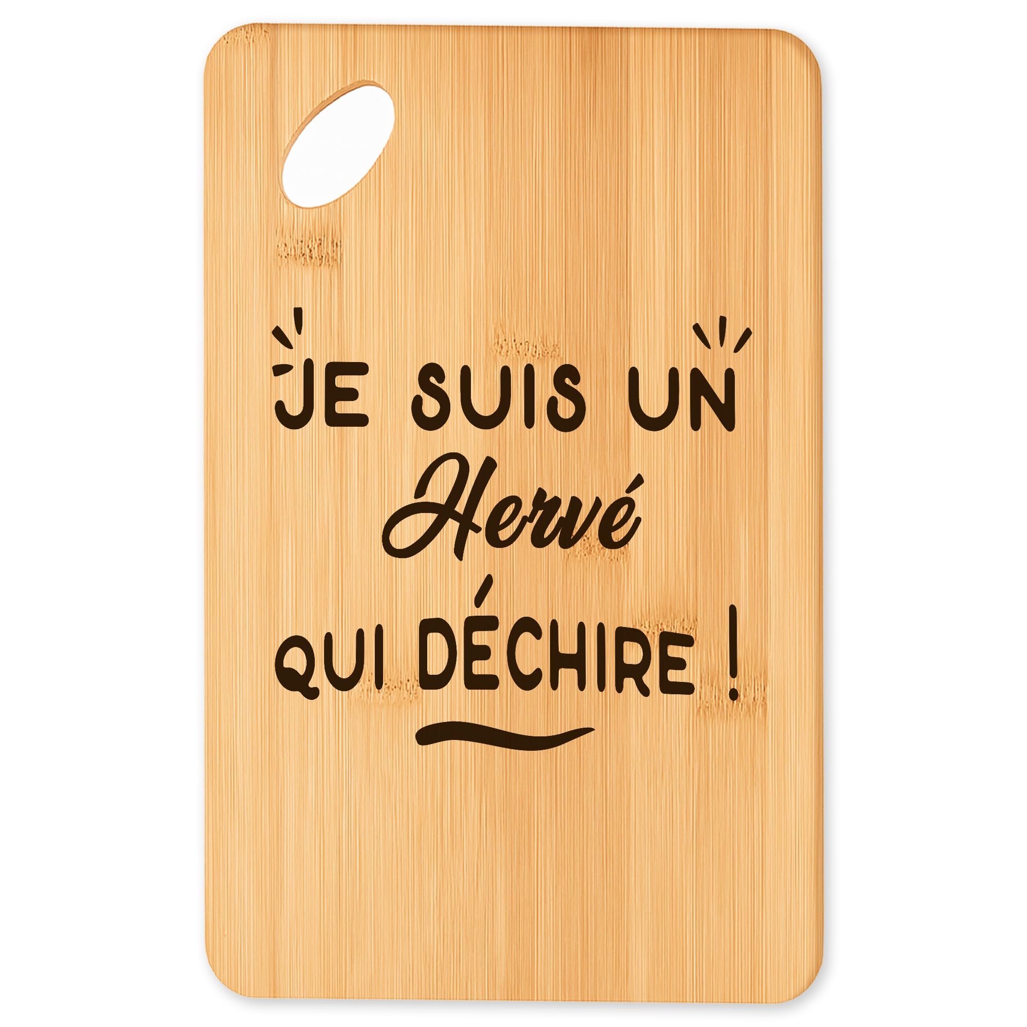 Plateau apéro en bambou cadeau original pour fan de barbecue et cuisine