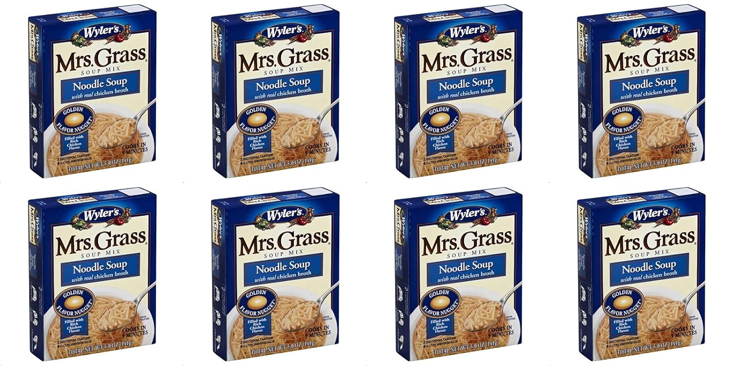 Mrs Grass Mix Soup Chicken Noodle, 4.2 Ounce (Pack of 8
