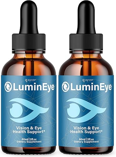 LuminEye Drops, suplemento líquido oficial Lumin Eye con todos los ingredientes naturales, fórmula avanzada de apoyo para la salud ocular con