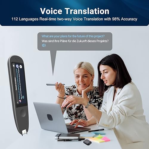 Miniatura 2 de Lápiz escáner Bluetooth de aire, dispositivo de texto a voz para dislexia, bolígrafo de lectura de examen para estudiantes, reconocimiento de voz,