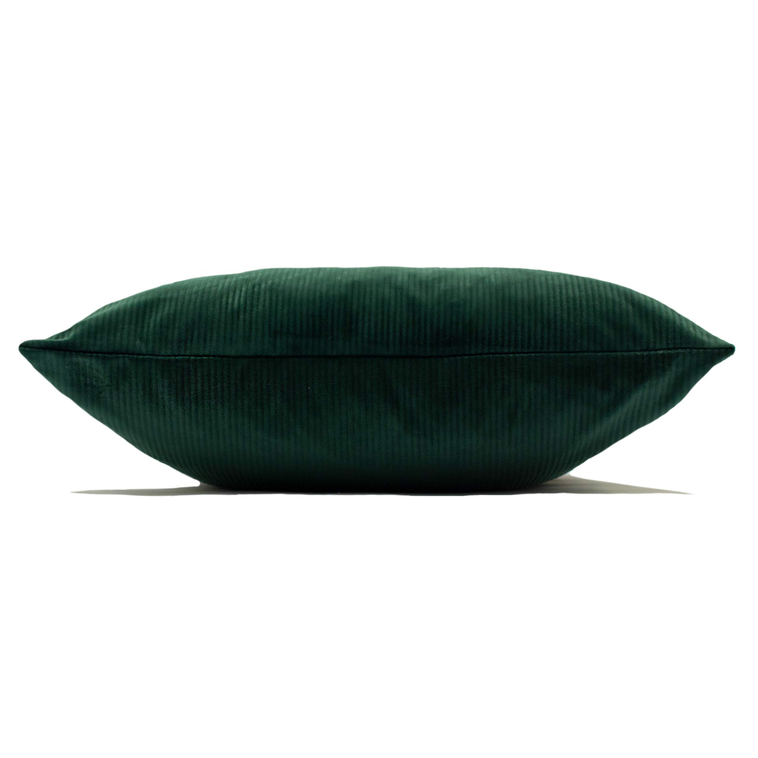 Furn Aurora Feather Filled Cushion, Emerald, 45 x 45cm, 45x45cm - Image 2