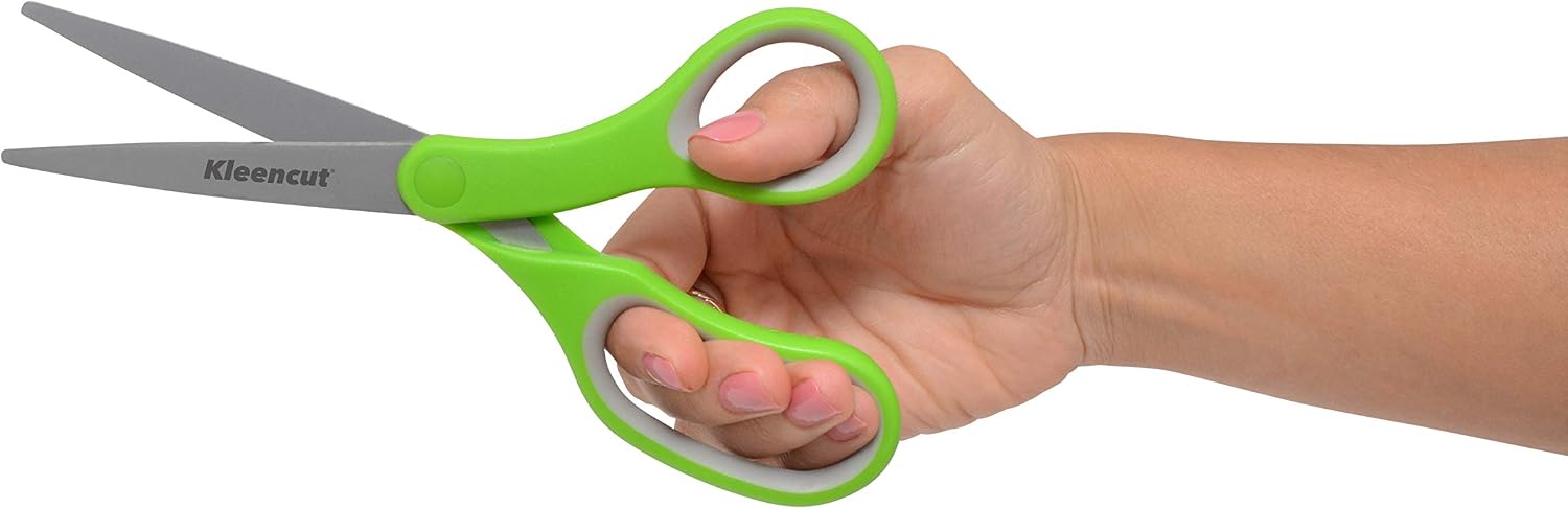 Westcott KleenCut 8" Stainless Steel Scissors, Pack of 10 | 8 Inch Stainless Steel Scissors, Durable Lightweight Cutting Blades, Value Multi-Pack for Home, Office & Classroom Use