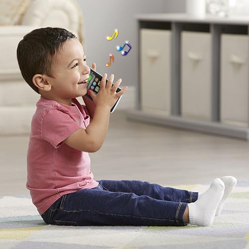 Miniatura 5 de LeapFrog Chat and Count Emoji - Teléfono blanco gran regalo para niños y niñas Negro