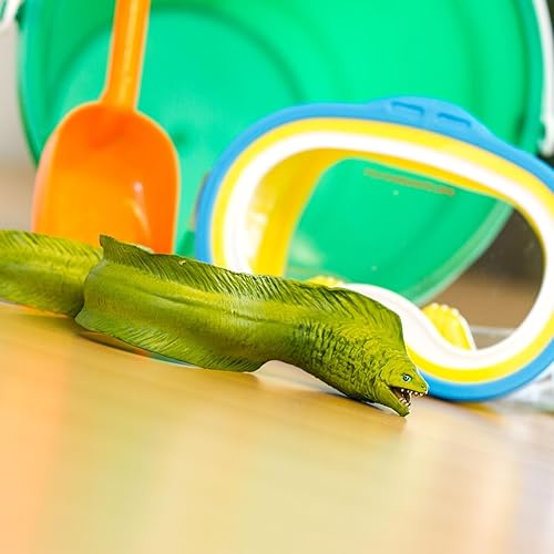 Miniatura 5 de Safari Ltd. Moray - Figura detallada de modelo de plástico de 9 pulgadas, divertido juguete educativo para niños, niñas y niños a partir de 18 meses