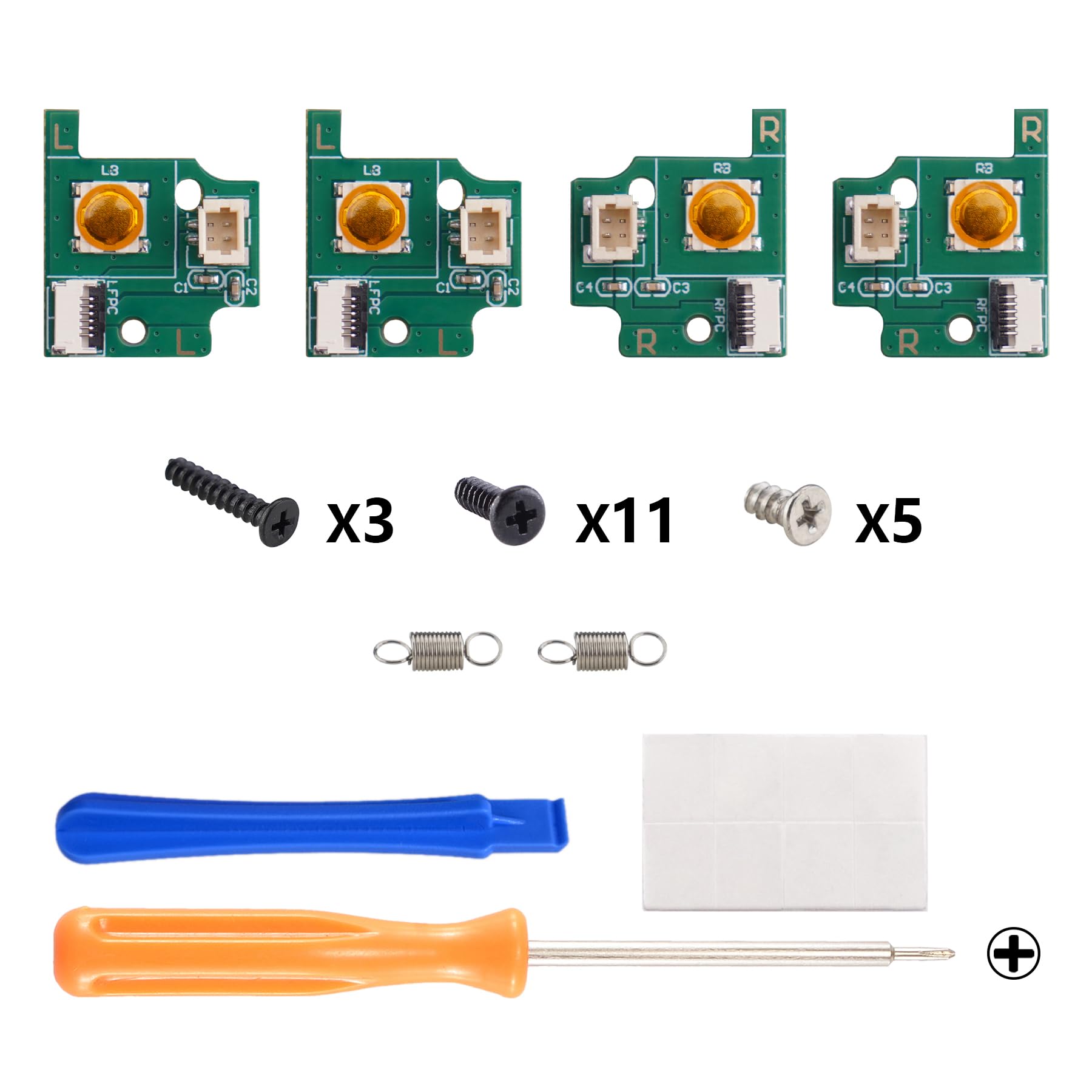 eXtremeRate Back Paddles Replacement Switch Board Kit for PS5 Edge Controller Custom Redesigned LB RB Buttons Enhancement Repair