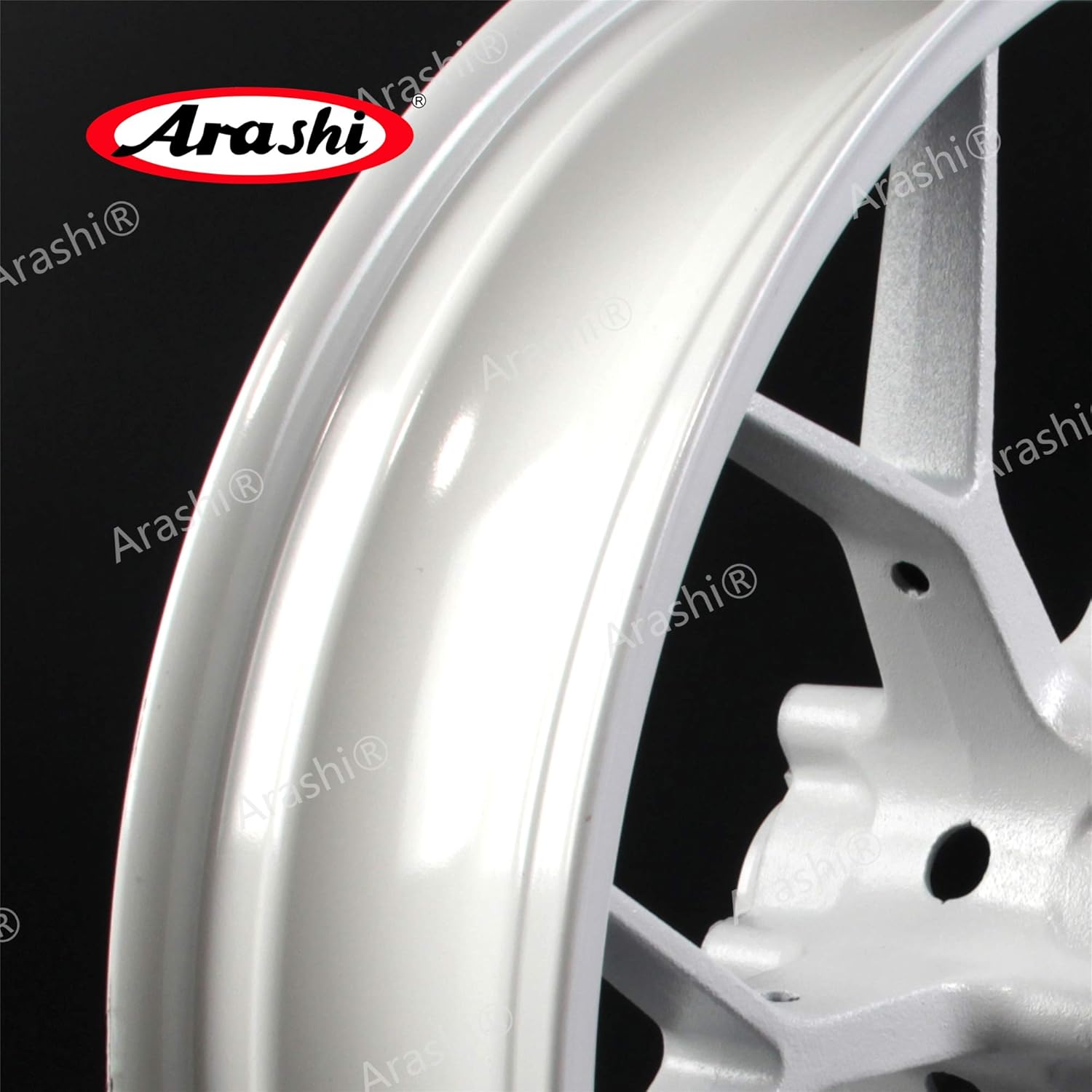 Arashi Front Wheel Rim for Honda CBR1000RR 2008-2016, Motorcycle Replacement Accessories Parts White