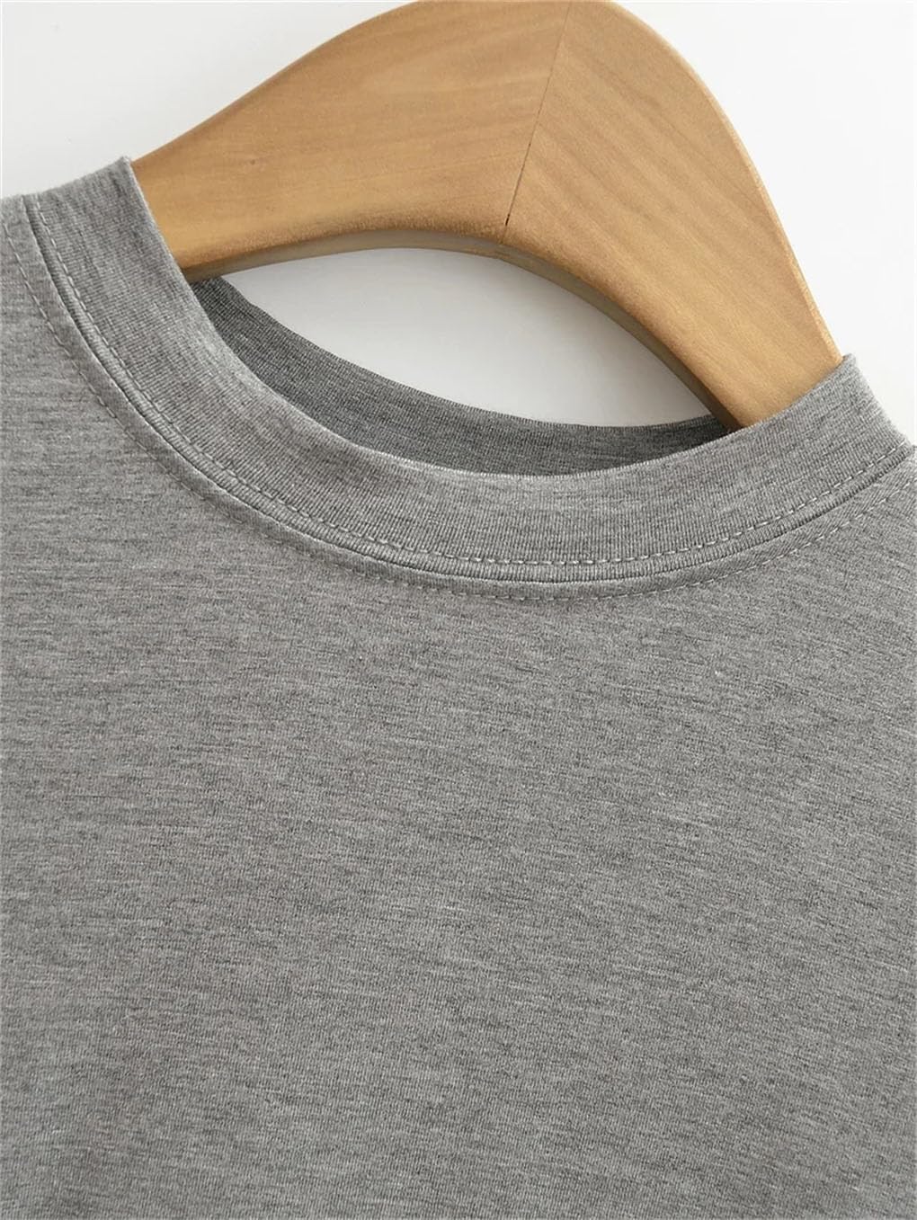 Women's Slim Fit Short Sleeve Solid Color Y2k Top