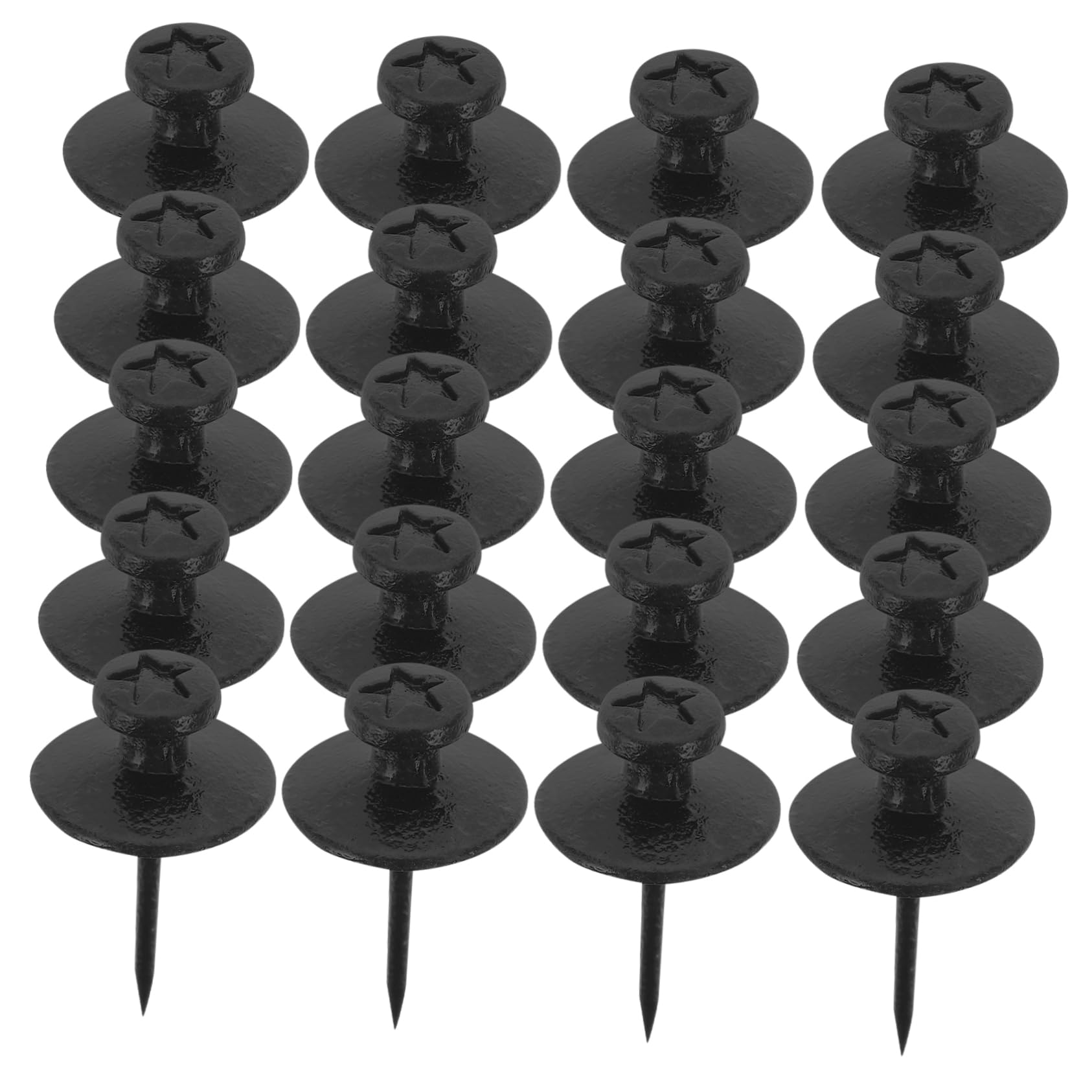 NUOBESTY 120stücke Kreative Pushpins Mit Flachem Kopf Vielseitige Pinnwandnadeln Zur Dekoration Von Foto-wänden Für Büro Und Handwerksprojekte Für Korkplatten Und Geographische