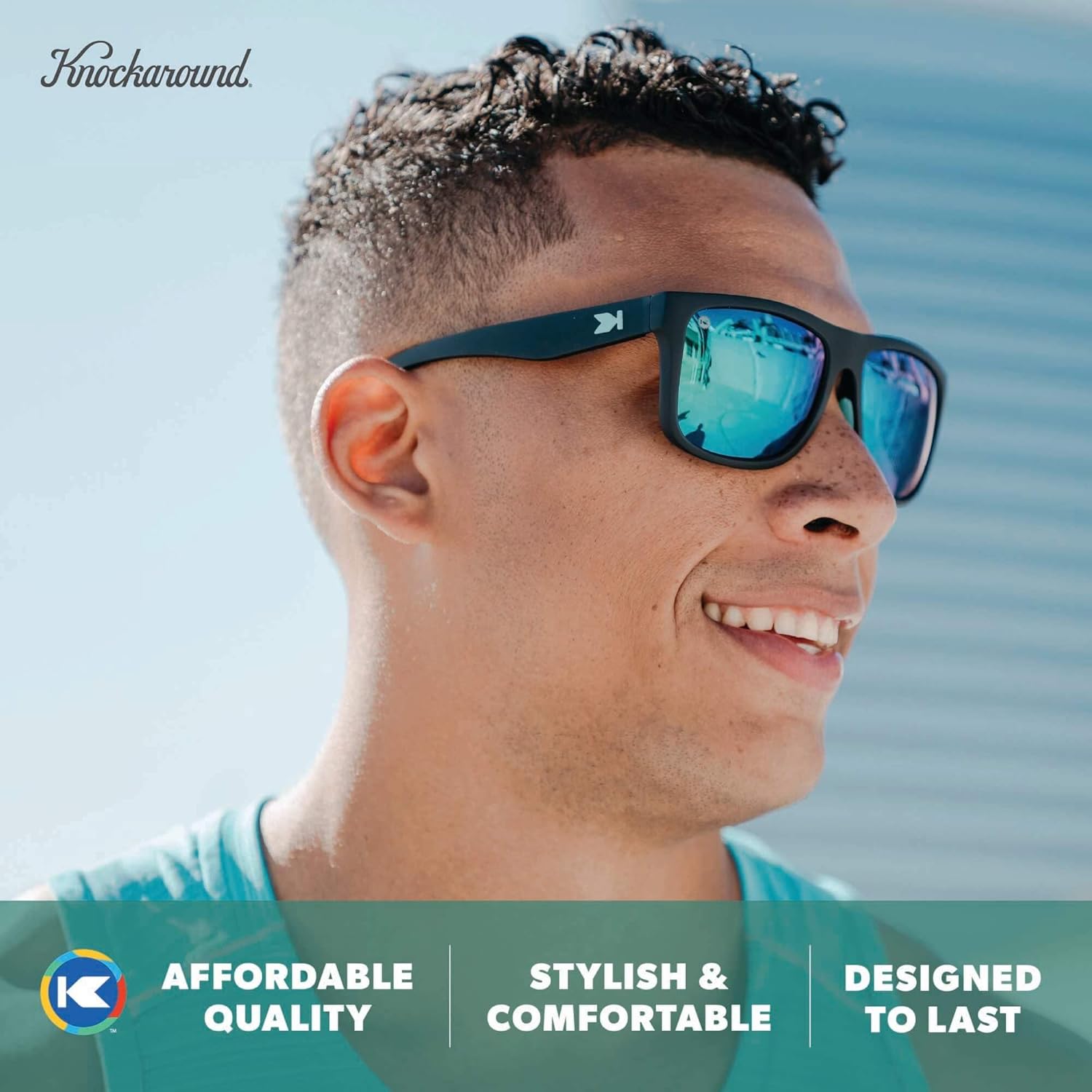 Knockaround Torrey Pines Polarized Sunglasses for Men & Women - UV400 Protection