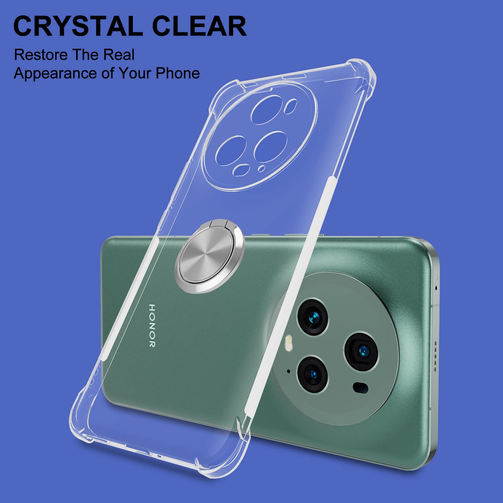 EASSGU Custodia per HUAWEI P50 Pro (6.6 Inches), con Cover Protettiva