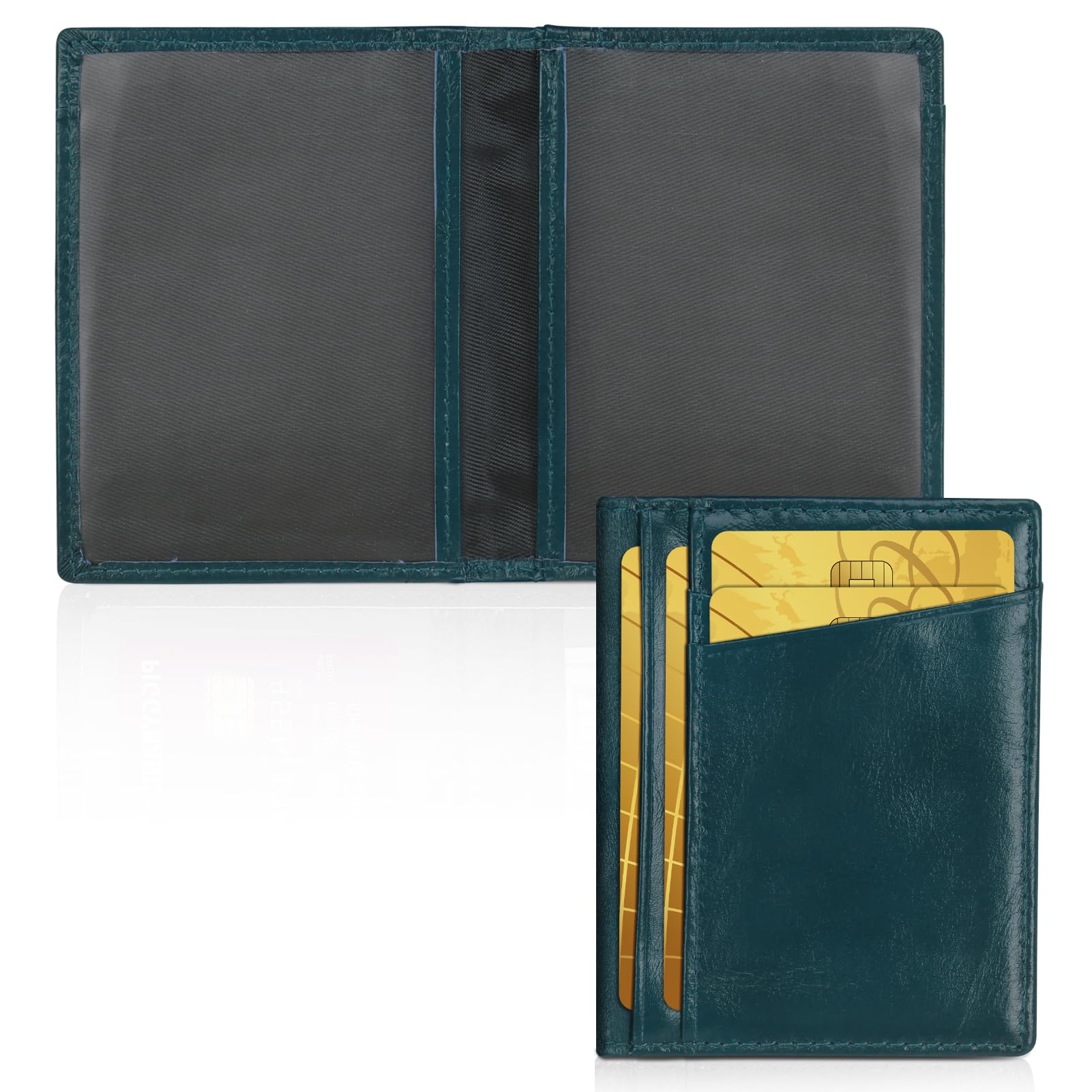 Unaone Slim Minimalist Wallet - Premium Leather Wallets
