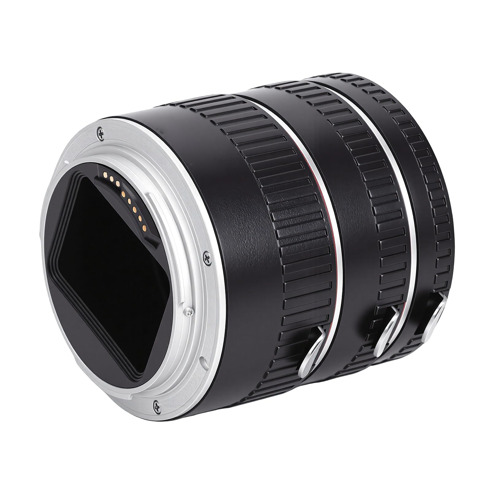 AMONIDA Conjunto de Tubo de Extensión Macro, Anillo Adaptador de Lente de Enfoque Automático Flexible para Cámaras EF EF-S DSLR AF 13mm 21mm 31mm para Fotografía Macro