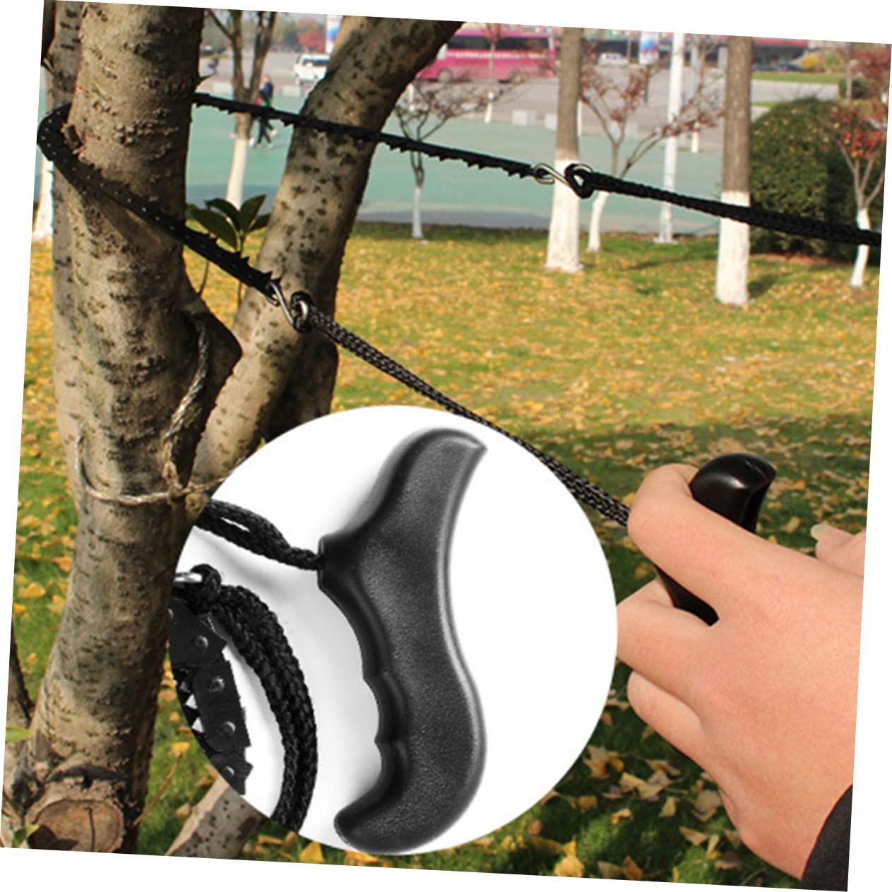 Anneome Backpacking Essential: Mini Pocket Chain Saws Portable Garden Logging for Outdoor Use