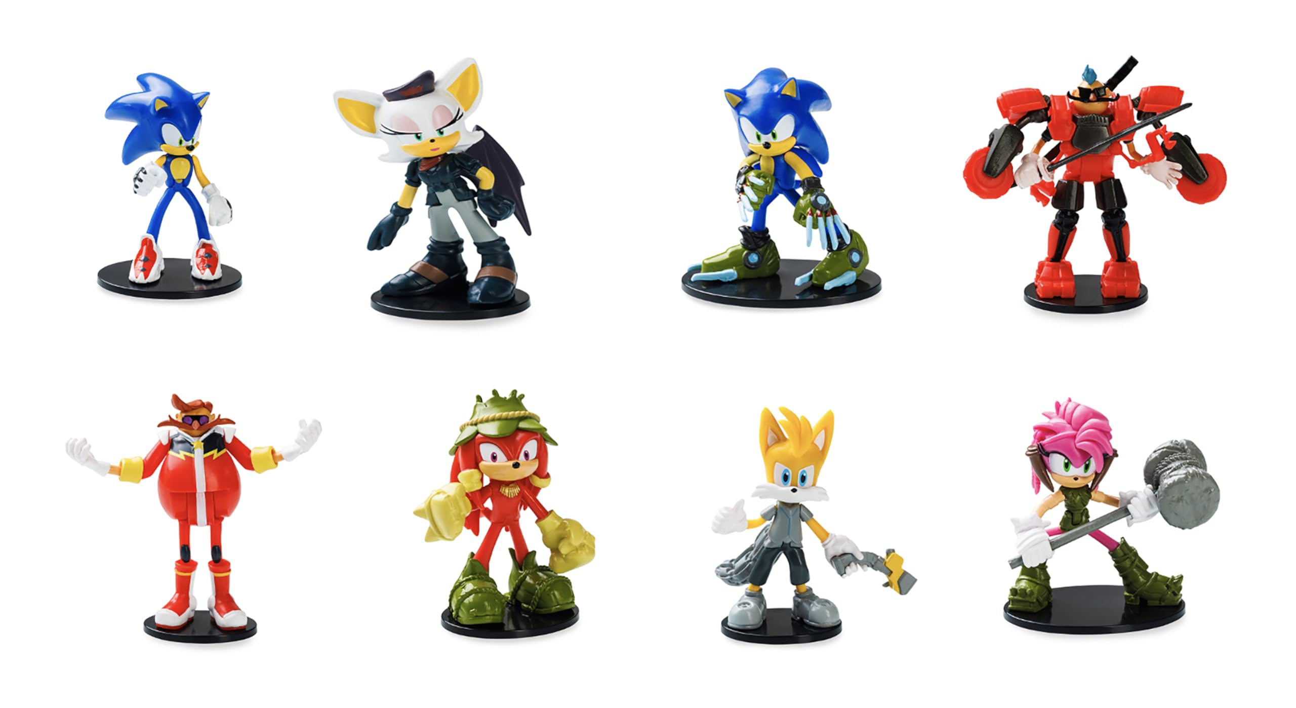 BANDAI Sonic Prime Collectible Figures 8 Pack Set, Sonic Collectible Figures 8 Pack, 7.5cm - Image 2