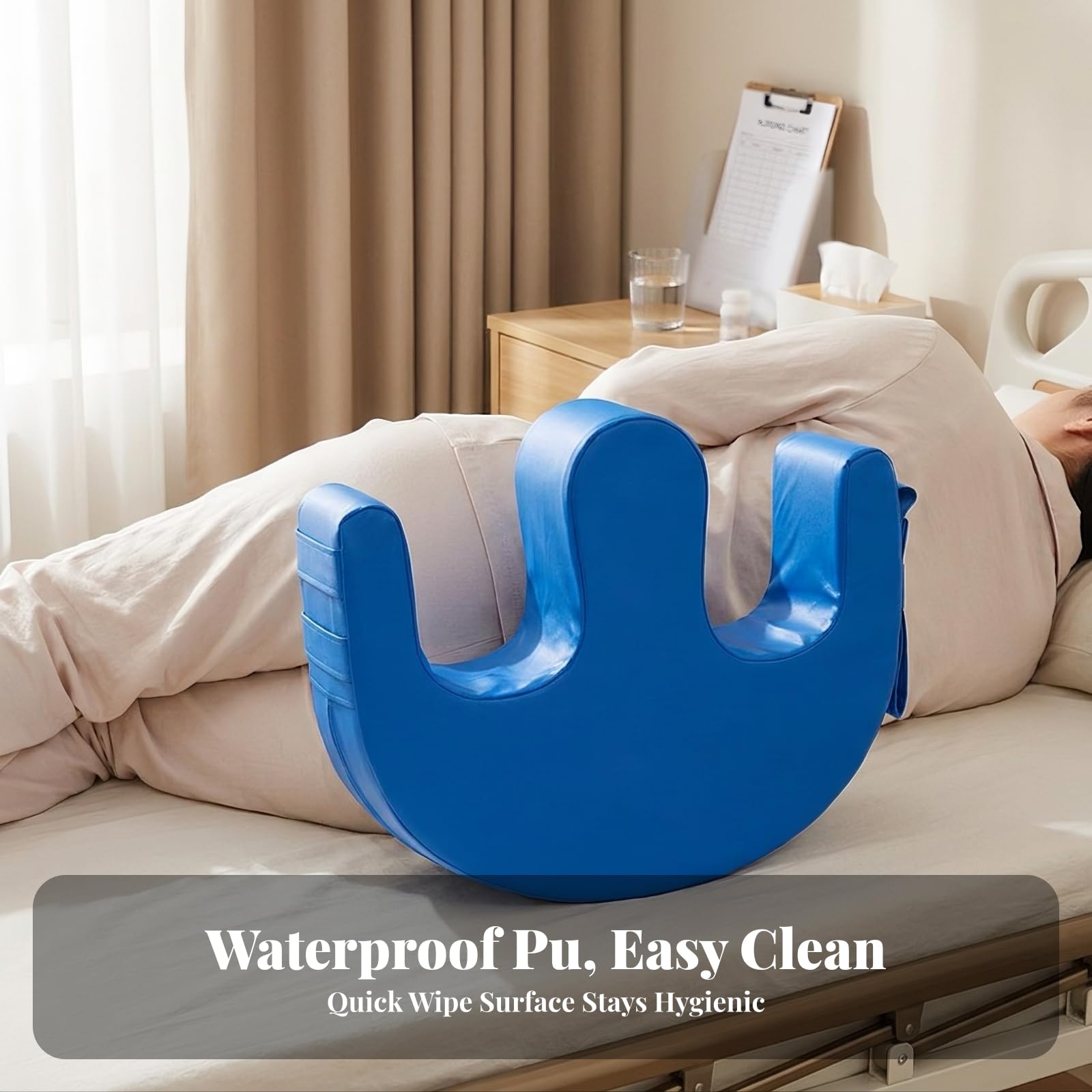 Ayuda para Girar Pacientes Cojín de Posicionamiento Soporte de Alineación Corporal Dispositivo de Reposicionamiento Cojín Ergonómico con Correa, Style to 1