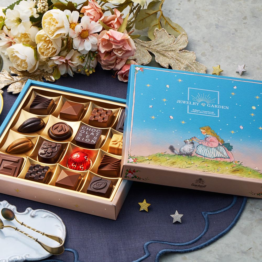 Amazon.co.jp: ゴンチャロフ ジュエリーガーデン チョコレート (16個