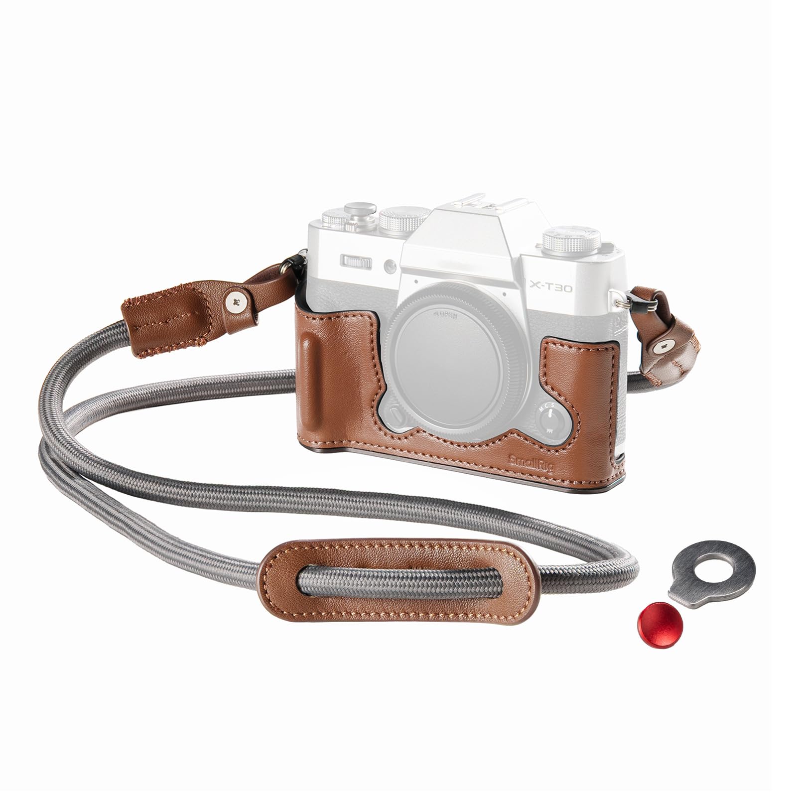 SmallRig Half Cover Leather Kit for Fujifilm X-T30 / X-T30 II / X-T30 III (Brown) 5670 : Electronics