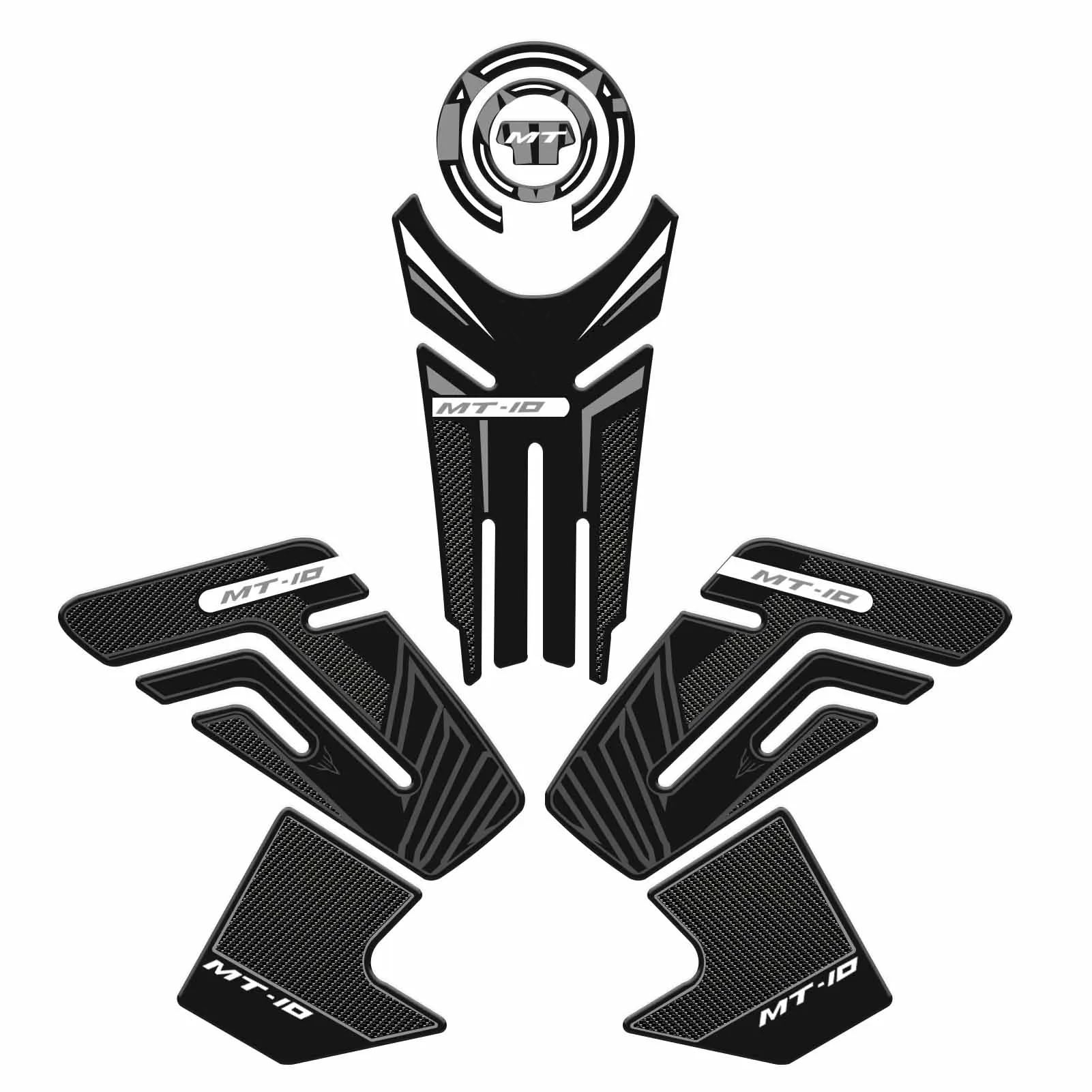 for Yamaha MT10 FZ10 FZ MT - 10 SP Motorcycle Stickers Decals Tank Pad Grips Gas Fuel Oil Kit Knee Protector Hyper Naked Bike