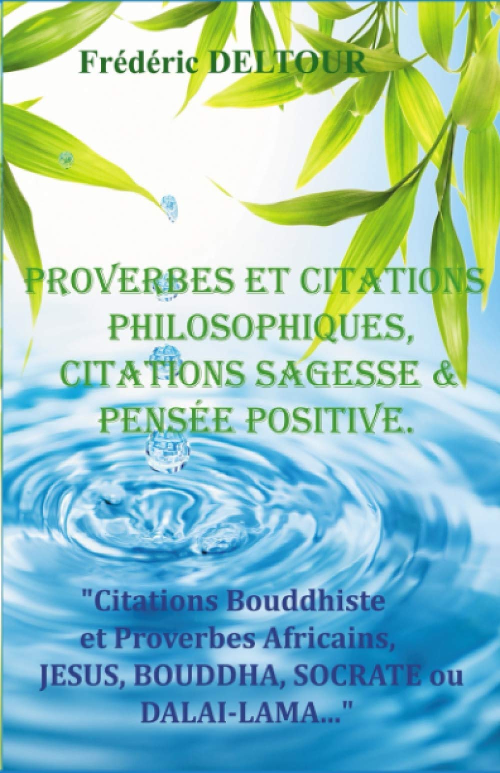 Amazon Fr Proverbes Et Citations Philosophiques Citations Sagesse Et Pensee Positive Citations Bouddhiste Et Proverbes Africains Jesus Bouddha Socrate Ou Dalai Lama Deltour Frederic Livres