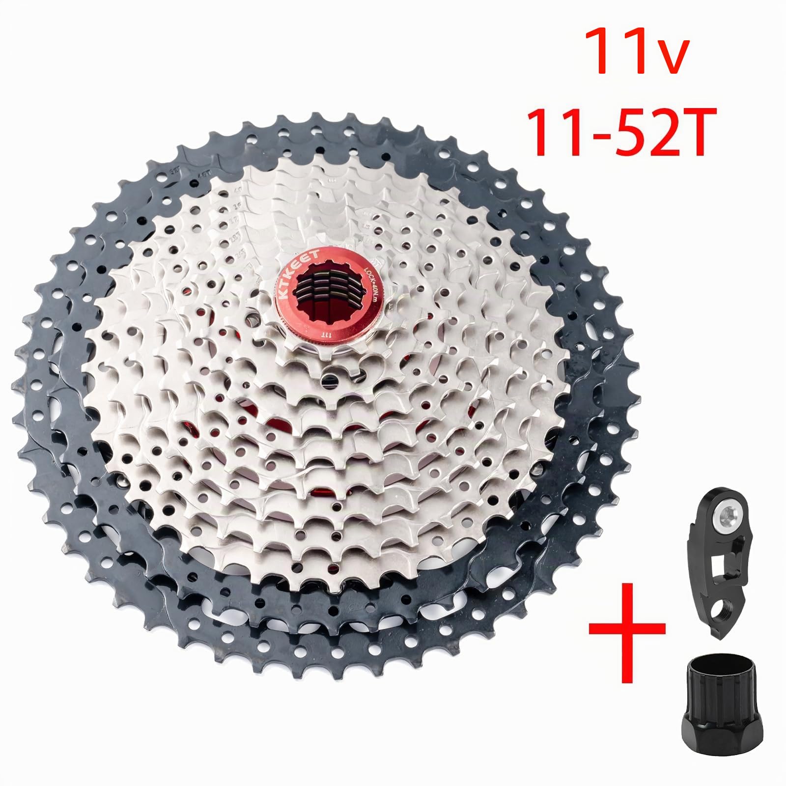 Casete de 11 velocidades 11-25T/28T/30T/32T/34T/36T/40T/42T/46T/50T/52T - Caja de bicicleta de montaña y carretera de 11 velocidades compatible con Shimano Ultegra XT Sunrace Sram