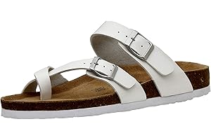 Cushy White Comfort Cushionaire Sandals For Women