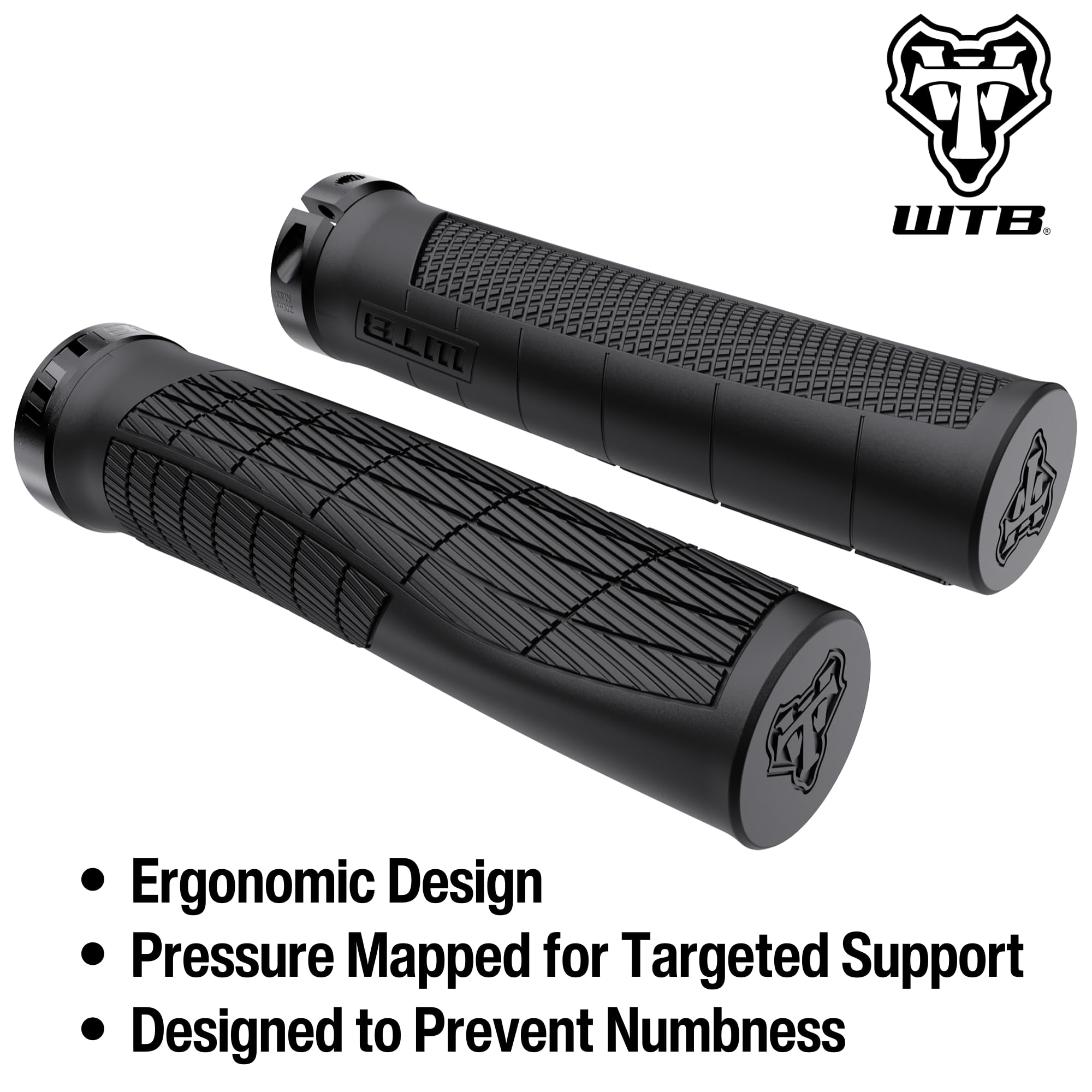 Amazon.com : WTB CZ Control Bicycle Grips (Set of 2) Single Clamp