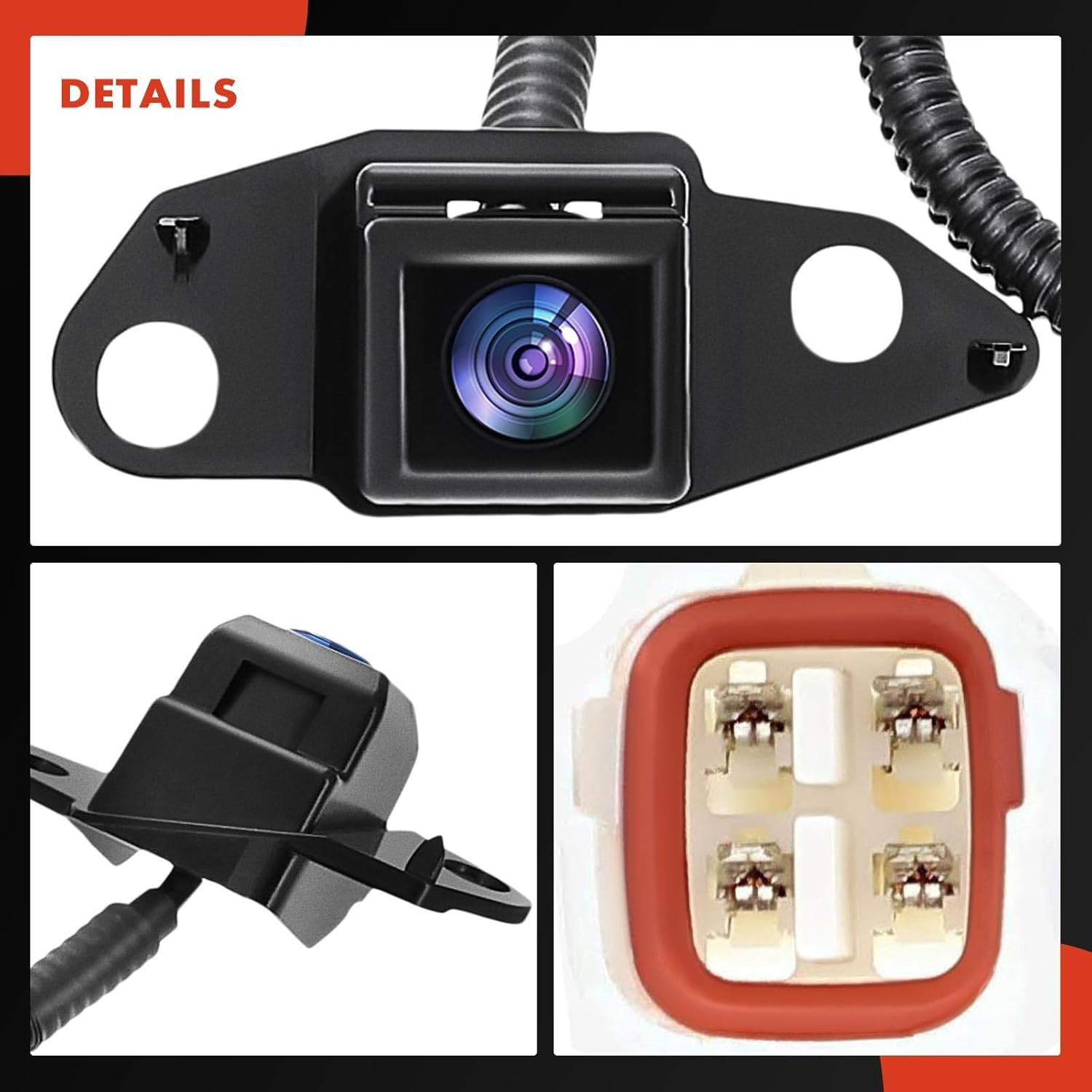 A-Premium Park Assist Camera Rear View Backup Reverse Camera Compatible with Select Toyota Models - 2009 2010 2011 2012 RAV4 - Replace# 8679042020