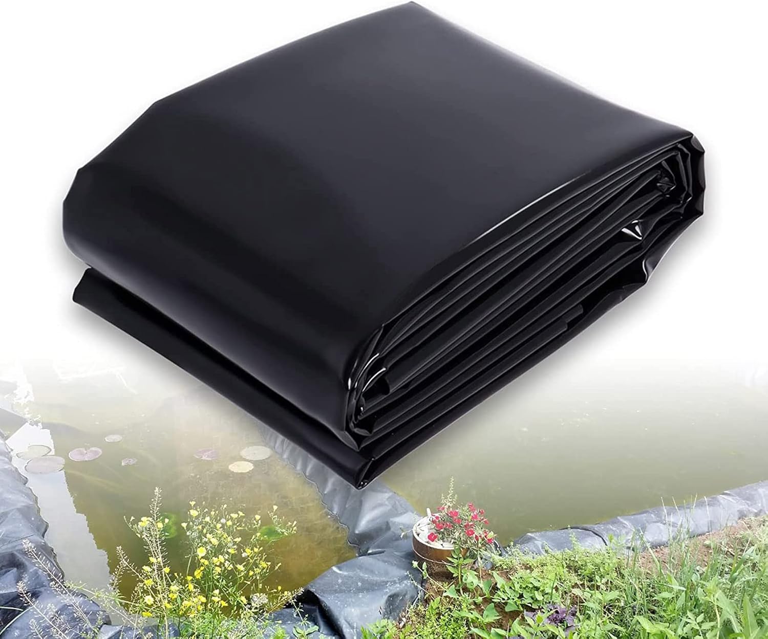 KAIDIDI Pond Liner Black Pliable & Durable Hdpe Material
