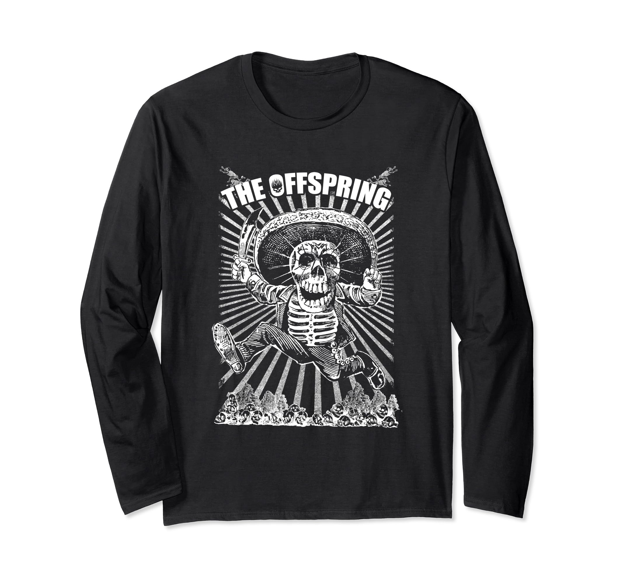 Amazon.com: The Offspring Official Jump Logo Long Sleeve T-Shirt 