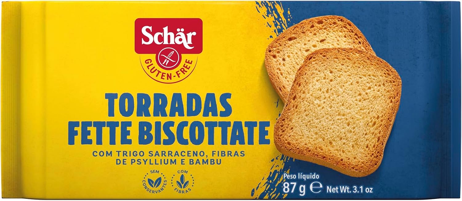 TORRADAS 87G- TORRADAS CLÁSSICAS S/ GLÚTEN S/ LACTOSE