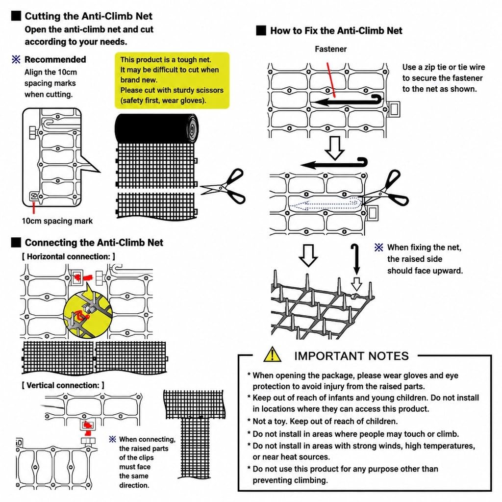 Tapis Anti-Chat avec Grille Interconnectée