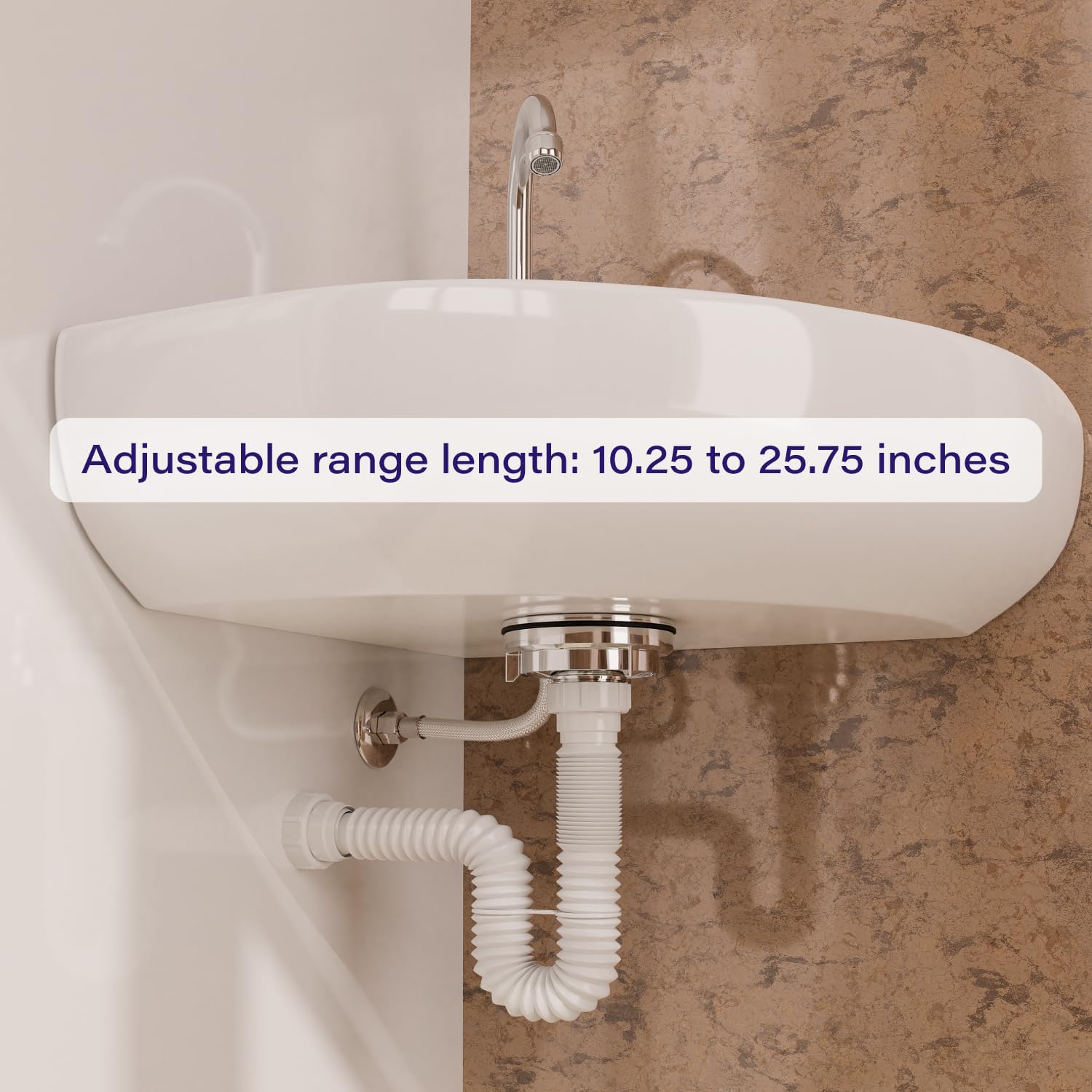 Sifon De Lavabo Flexible Sifón Para Lavabo O Fregadero Manguera