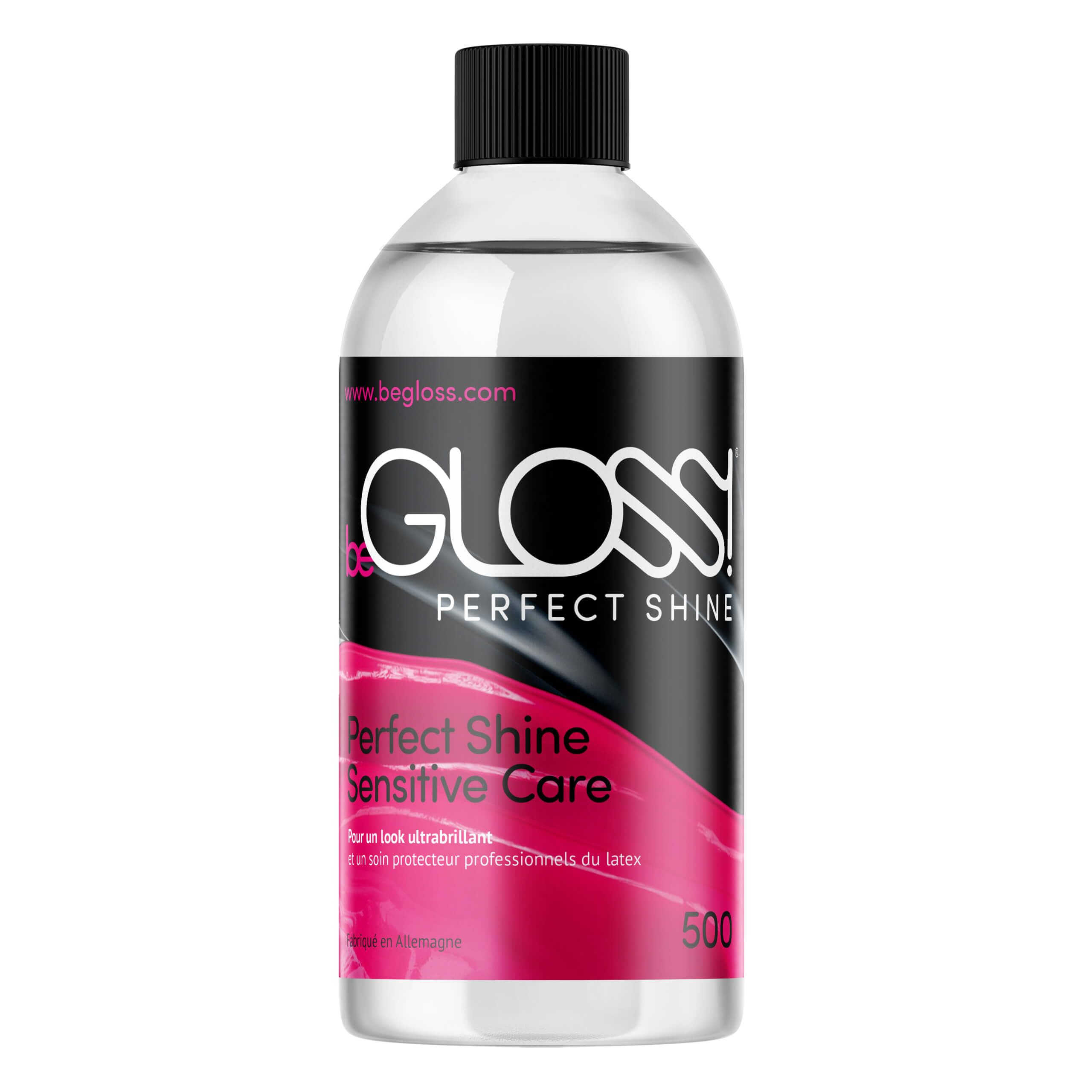 Latex Care SET 500 - Perfect SHINE-Latex Polish - Easy GLIDE-Latex Dressing AID Spécial WASH LATEX-Détergent spécial