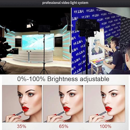 Miniatura 6 de 70W A-2200IX CRI 96+ LED PanelBarndoorLCD Display Video Iluminación (A-2200IX)