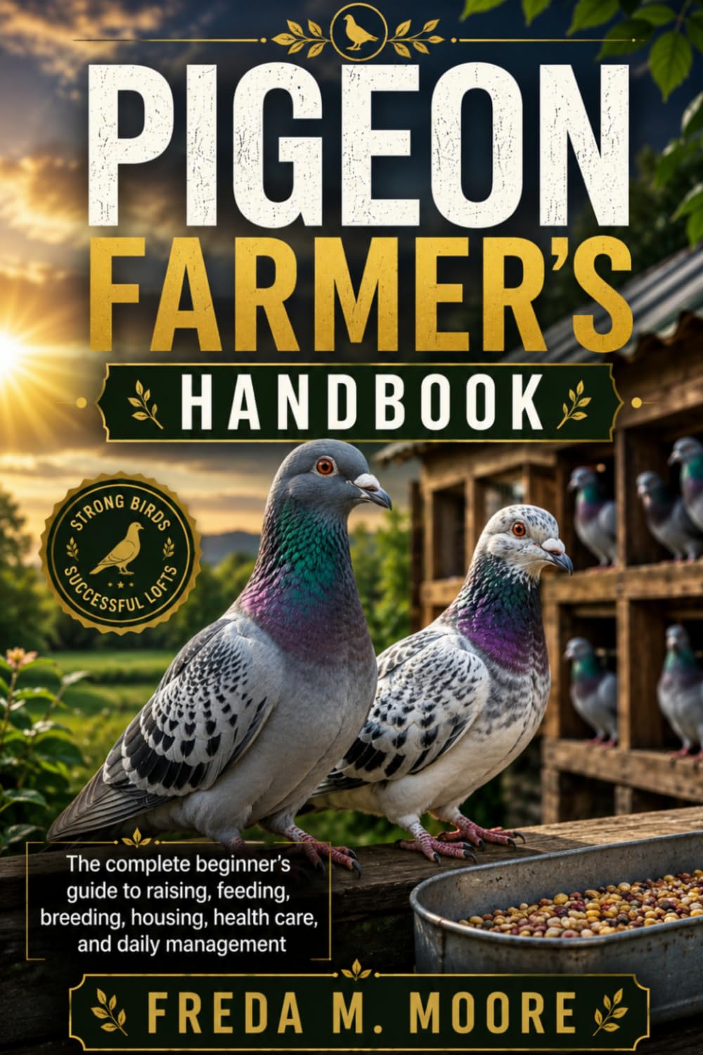 PIGEON FARMER’S HANDBOOK: The complete beginner’s guide to raising, feeding, breeding, housing, health care, and daily management