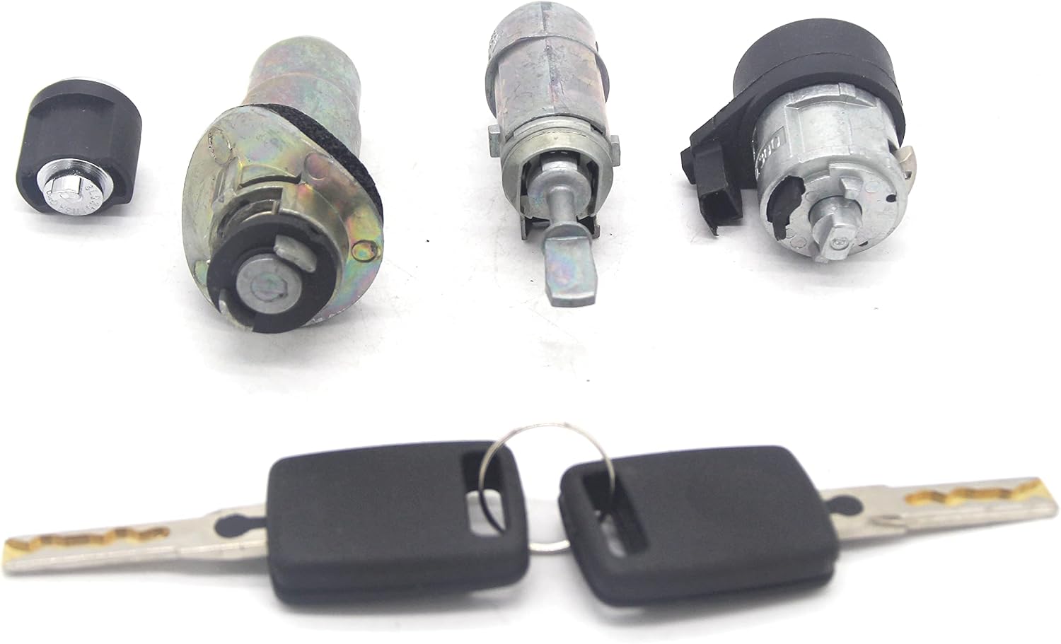 4D0905855G 4B0905851B Complete Lock Set Ignition Switch Left Door Trunk Lock Barrel Cylinder for A6 C5 4B Ignition Lock