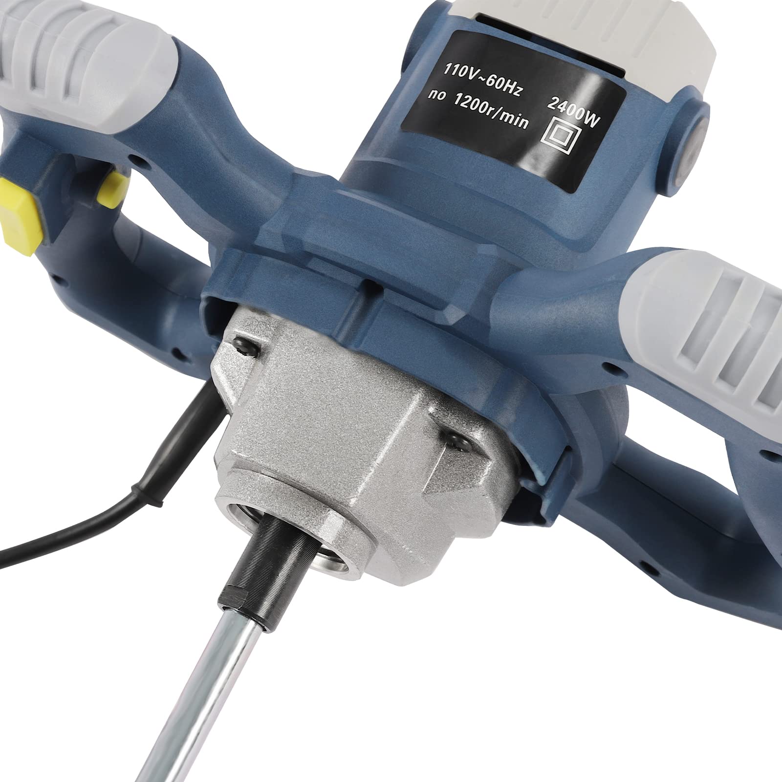 Agitatore professionale da 1400 W, miscelatore per malta a secco, per colla, stucco, betoniera, 6 marce, regolabile