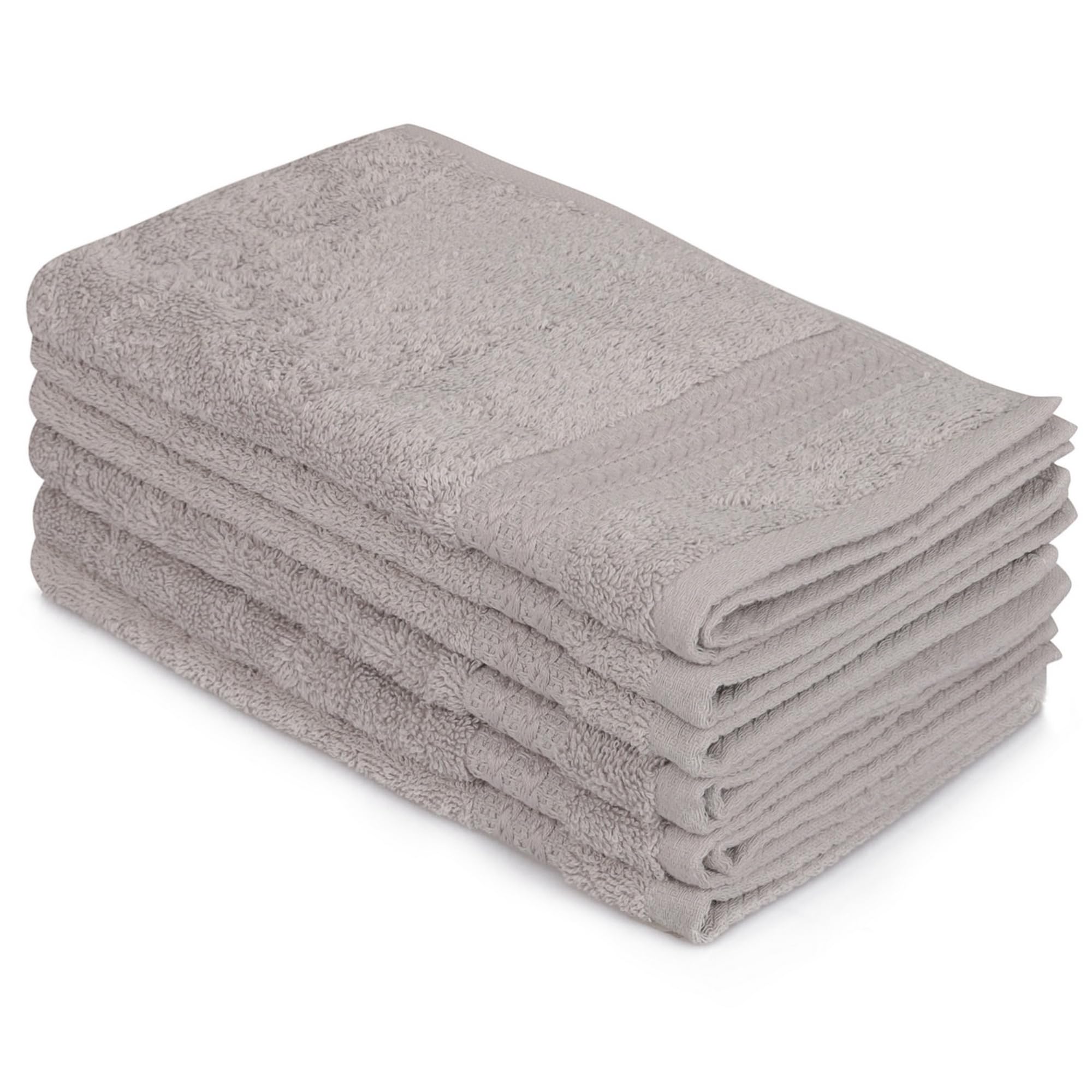 WELL HOME MOBILIARIO & DECORACIÓN Courtesy Towel Set (6 Piece) Grey, 30x50